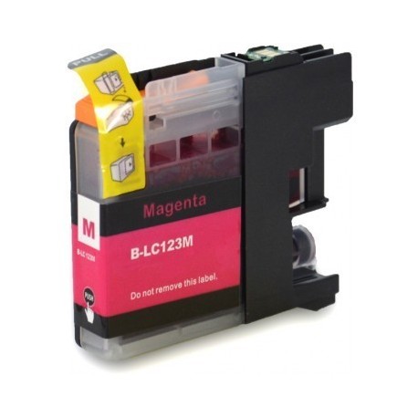 TINTA MAGENTA COMPATIBLE BROTHER LC123M