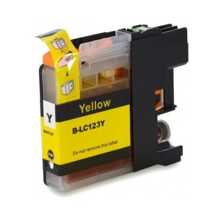TINTA AMARILLA COMPATIBLE BROTHER LC123Y