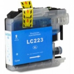 TINTA COMPATIBLE BROTHER LC223C CIAN