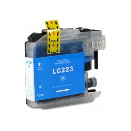 TINTA COMPATIBLE BROTHER LC223C CIAN
