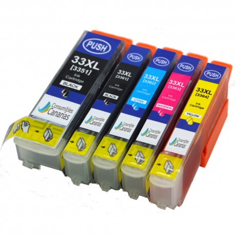 MULTIPACK TINTA ORIGINAL EPSON T3351 5 COLORES