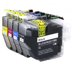 PACK TINTAS COMPATIBLE BROTHER LC3219XL PACK 4 COLORES