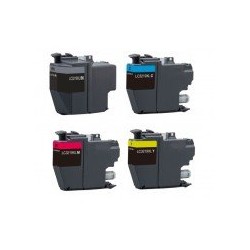 PACK 4 COLORES LC3213 COMPATIBLE BROTHER