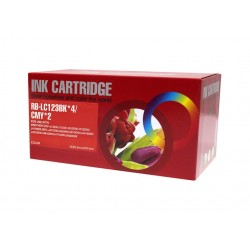 BROTHER LC121XL/LC123XL V3 MULTIPACK DE 10 CARTUCHOS DE TINTA GENERICOS LC121VALBP/LC123VALBP