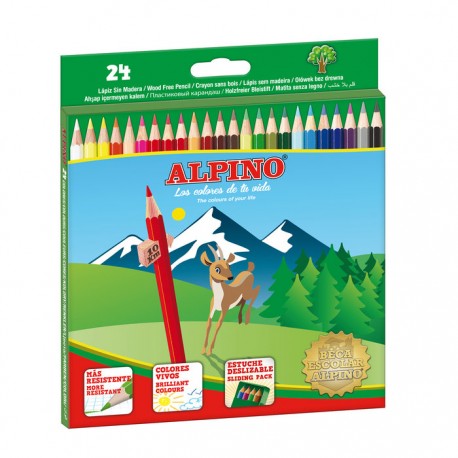 LAPIZ ALPINO 24 COLORES 658 WF LARGO