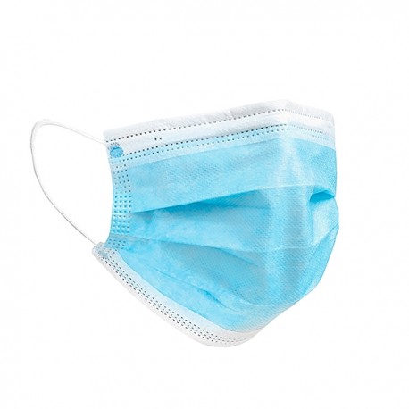 Pack de 50 Mascarillas Higienicas Desechables de 3 Capas