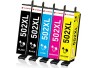 Epson 502XL Pack de 4 Cartuchos de Tinta Genéricas + 1 EXTRA NEGRO